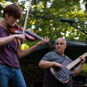 Stojan Kralj (Madame Brumowski) - Madame Brumowski soundcheck @ Pruh, Svečina (Slovenia), 08/09/2018 <em>Photo: © Saša Huzjak</em>