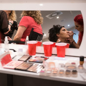 Make up before the concert @ Arena Stožice, Ljubljana (Slovenia), 17/11/2018 <em>Photo: © Saša Huzjak</em>