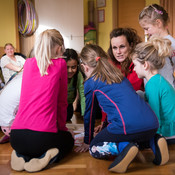 Dance workshop for children (5-7 years) – Saša Lončar @ Zimska plesna šola / Winter dance school, Maribor (Slovenia), 22/02 > 25/02/2019 <em>Photo: © Saša Huzjak</em>