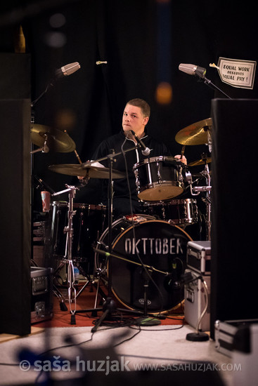 Gregor Božič (Okttober) @ Rehearsal room: Okttober, Maribor (Slovenia) <em>Photo: © Saša Huzjak</em>