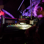 Marko Jakopanec, Happy Ol' McWeasel sound engineer @ Jazz klub Satchmo, Maribor (Slovenia), 15/03/2019 <em>Photo: © Saša Huzjak</em>