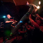 One of many stage divers @ Jazz klub Satchmo, Maribor (Slovenia), 15/03/2019 <em>Photo: © Saša Huzjak</em>