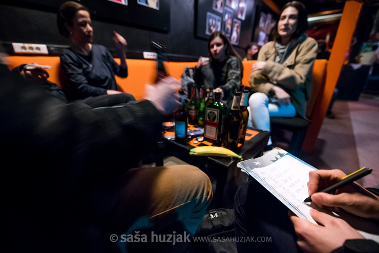 Preparing the playlist @ KSET, Zagreb (Croatia), 27/03/2019 <em>Photo: © Saša Huzjak</em>