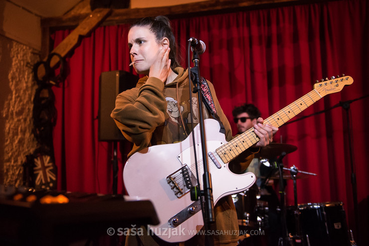 Manca at soundcheck @ Rock Caffe, Kostajnica (Bosnia and Herzegovina), 28/03/2019 <em>Photo: © Saša Huzjak</em>