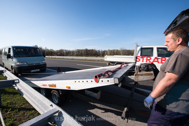 The last hours with our RadoVan @ Slavonski Brod (Croatia), 29/03/2019 <em>Photo: © Saša Huzjak</em>