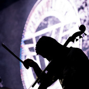 Matej Milošev, guest on cello for Parni Valjak @ Tvrđava sv. Mihovila, Šibenik (Croatia), 2019 <em>Photo: © Saša Huzjak</em>