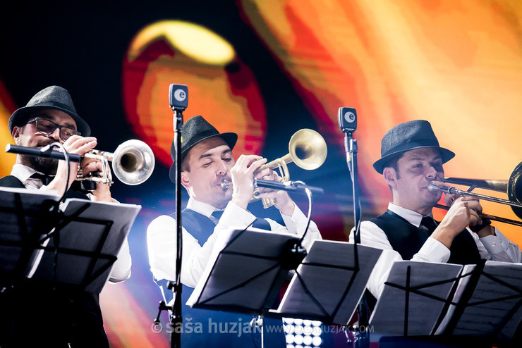 Brass section @ Spaladium Arena, Split (Croatia), 02/11/2019 <em>Photo: © Saša Huzjak</em>