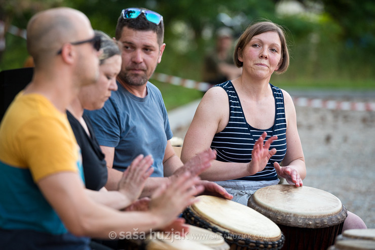 Bobnarski nastop Plesne izbe Maribor @ Karantena, Maribor (Slovenia), 19/06/2021 <em>Photo: © Saša Huzjak</em>