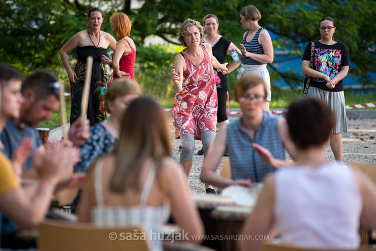 Bobnarski nastop Plesne izbe Maribor @ Karantena, Maribor (Slovenia), 19/06/2021 <em>Photo: © Saša Huzjak</em>