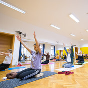 Iyengar Yoga - Neža Polh @ Zimska plesna šola / Winter dance school, Maribor (Slovenia), 25/02 > 28/02/2022 <em>Photo: © Saša Huzjak</em>