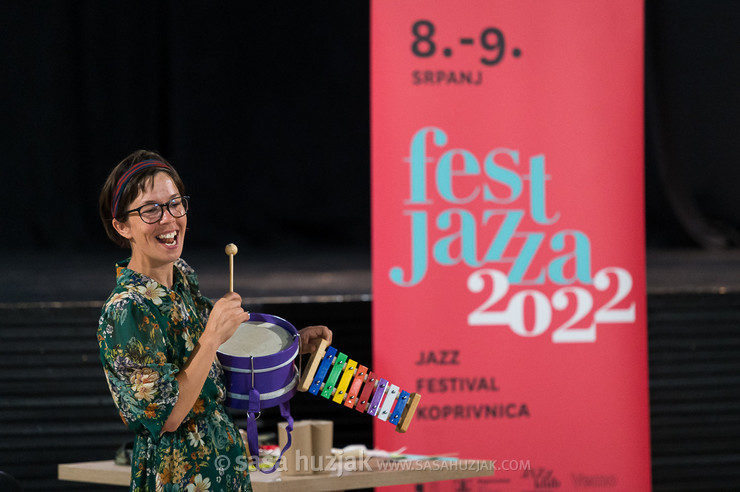 Music workshop for children with Lucija Stanojević @ Fest Jazza, Koprivnica (Croatia), 08/07 > 09/07/2022 <em>Photo: © Saša Huzjak</em>