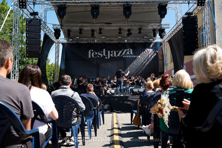 Puhački orkestar grada Koprivnice @ Fest Jazza, Koprivnica (Croatia), 08/07 > 09/07/2022 <em>Photo: © Saša Huzjak</em>