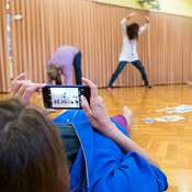 Mentors’ workshop: Two flying ones and a barefoot one – "Memory" - Saša Lončar @ Zimska plesna šola / Winter dance school, Maribor (Slovenia), 03/02 > 06/02/2023 <em>Photo: © Saša Huzjak</em>