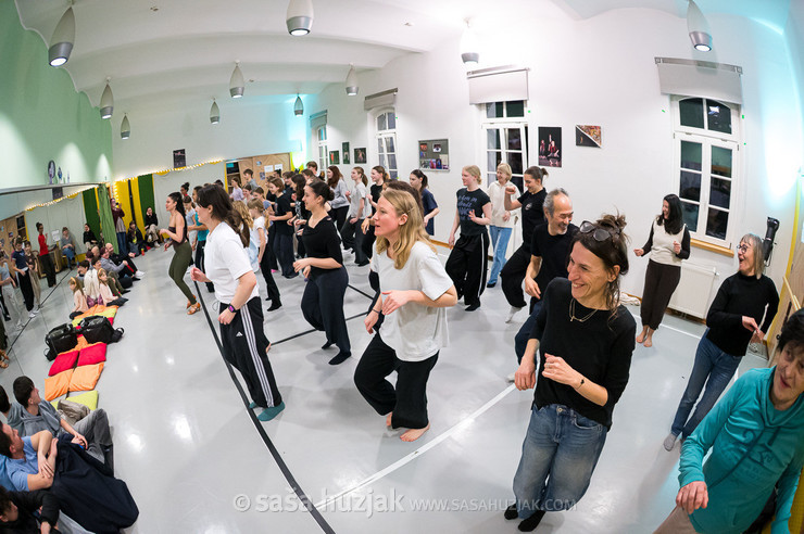 Presentations of dance classes and workshops: Salsa with Katja Čuk for all participants @ Zimska plesna šola / Winter dance school, Maribor (Slovenia), 20/02 > 23/02/2026 <em>Photo: &copy; Saša Huzjak</em>