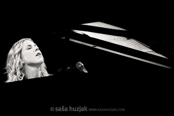 Diana Krall @ KC Dražen Petrović, Zagreb (Croatia), 13/11/2009 <em>Photo: © Saša Huzjak</em>