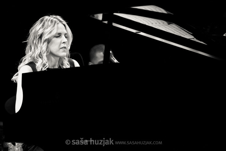 Diana Krall @ KC Dražen Petrović, Zagreb (Croatia), 13/11/2009 <em>Photo: © Saša Huzjak</em>