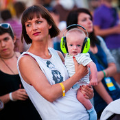 Youngest fan @ Terraneo festival, Šibenik (Croatia), 2011 <em>Photo: © Saša Huzjak</em>