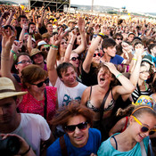 Two Door Cinema Club fans @ Bažant Pohoda festival, Trenčín (Slovakia), 2012 <em>Photo: © Saša Huzjak</em>