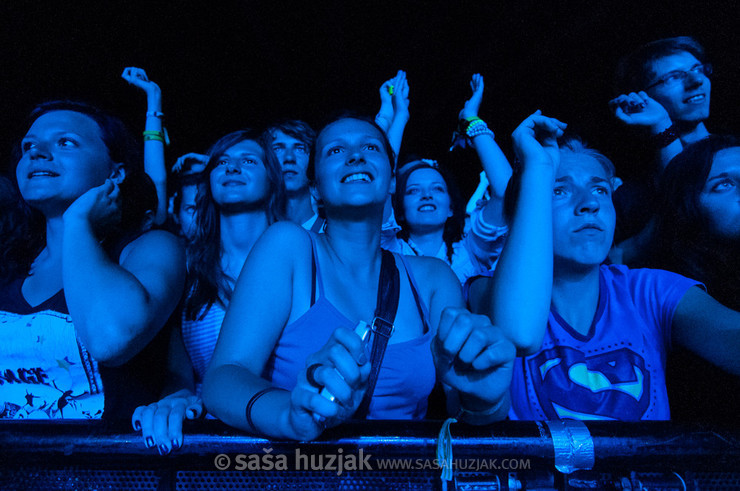 The Kooks fans @ Bažant Pohoda festival, Trenčín (Slovakia), 2012 <em>Photo: © Saša Huzjak</em>