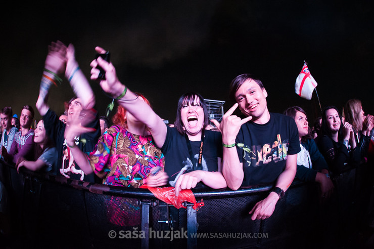 Suede fans @ Bažant Pohoda festival, Trenčín (Slovakia), 2014 <em>Photo: © Saša Huzjak</em>