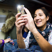 Miki Solus fan @ Train line Maribor - Ruše, Maribor (Slovenia), 2014 <em>Photo: © Saša Huzjak</em>