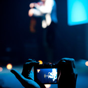 Laurie Anderson fan @ Dvorana Tabor, Maribor (Slovenia), 2012 <em>Photo: © Saša Huzjak</em>