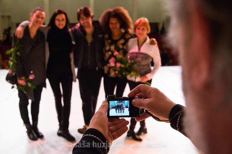 Dance mentors after Final performance @ 30th Winter dance school (30. Zimska plesna šola), Maribor (Slovenia), 2015 <em>Photo: © Saša Huzjak</em>