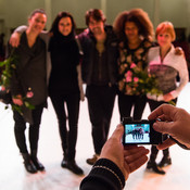 Dance mentors after Final performance @ 30th Winter dance school (30. Zimska plesna šola), Maribor (Slovenia), 2015 <em>Photo: © Saša Huzjak</em>