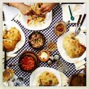 Lunch, Balkan style @ Maribor, Slovenia, 2014 <em>Photo: © Saša Huzjak</em>