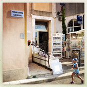 “Sale of souvenirs is not run by church” (Prodaja suvenira nije crkvena) @ Malinska, Krk, Croatia, 2014 <em>Photo: © Saša Huzjak</em>