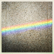 Rainbow on a doorway @ Maribor, Slovenia, 2015 <em>Photo: © Saša Huzjak</em>