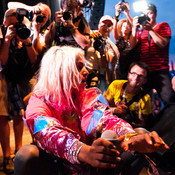 On stage with M.I.A. - M.I.A. @ Bažant Pohoda festival, Trenčín (Slovakia), 2011 <em>Photo: © Saša Huzjak</em>