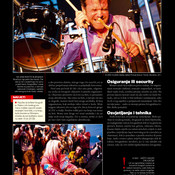 My photos in an article about live music photography (ReFoto magazine, issue 85) <em>Photo: © Saša Huzjak</em>