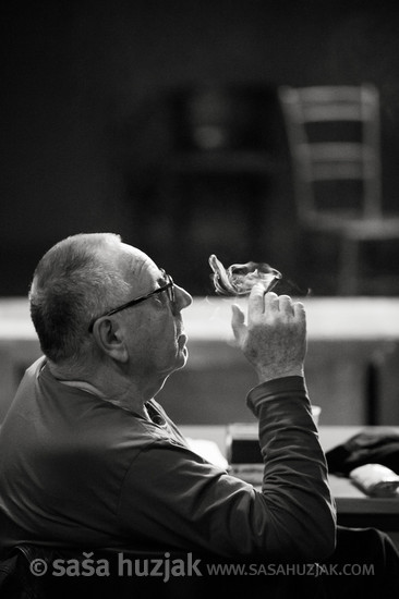 Director Dušan Jovanović - Boris, Milena, Radko, theatre rehearsal @ SNG Drama Ljubljana, Ljubljana (Slovenia), 2013 <em>Photo: © Saša Huzjak</em>