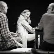 Radko Polič, Milena Zupančič and Dušan Jovanović - Boris, Milena, Radko, theatre rehearsal @ SNG Drama Ljubljana, Ljubljana (Slovenia), 2013 <em>Photo: © Saša Huzjak</em>