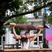 One lump or two? / En lump ali dva? @ Street theatre, Festival Lent, Maribor (Slovenia), 2018 <em>Photo: © Saša Huzjak</em>