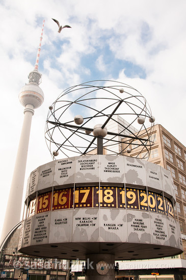 The Weltzeituhr (Worldtime Clock) @ Berlin, Germany, 2011 <em>Photo: © Saša Huzjak</em>
