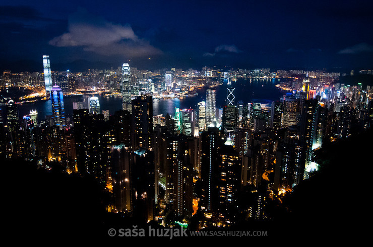 Hong Kong night skyline @ Hong Kong, China, 2012 <em>Photo: © Saša Huzjak</em>