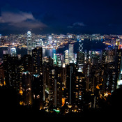 Hong Kong night skyline @ Hong Kong, China, 2012 <em>Photo: © Saša Huzjak</em>