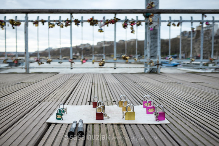 Padlocks for lovers @ Paris, France, 2014 <em>Photo: © Saša Huzjak</em>